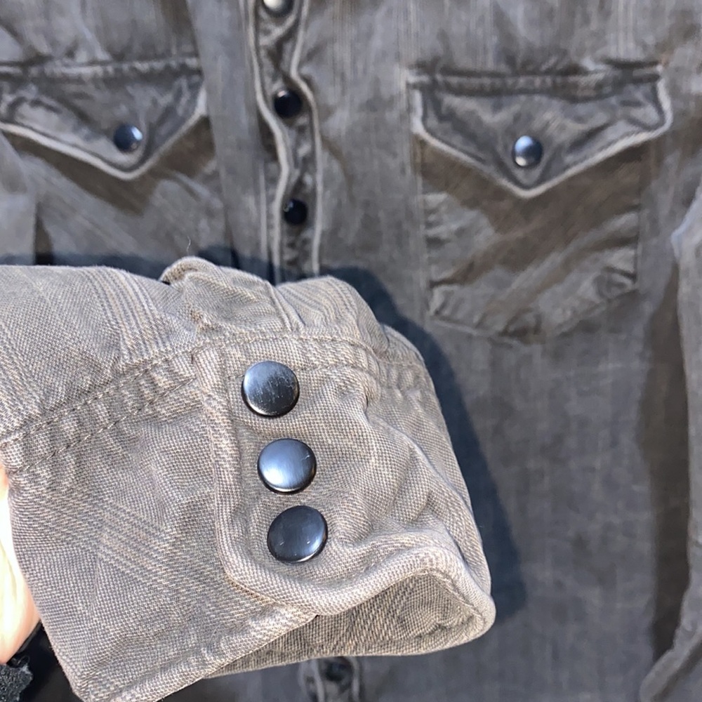 Rogue black denim rugged long sleeve shirt - Picture 9 of 11